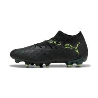 PUMA Future 8 Match Gras / Kunstgras Voetbalschoenen (MG) Zwart Donkergroen Lichtgroen