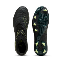 PUMA Future 8 Match Gras / Kunstgras Voetbalschoenen (MG) Zwart Donkergroen Lichtgroen