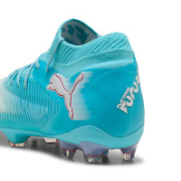 PUMA Future 8 Ultimate Re-Charge Gras Voetbalschoenen (FG) Blauw Roze Wit