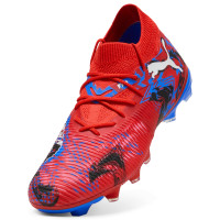 PUMA Future 8 Match Playmakers Gras / Kunstgras Voetbalschoenen (MG) Rood Blauw Zwart