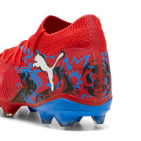 PUMA Future 8 Match Playmakers Gras / Kunstgras Voetbalschoenen (MG) Rood Blauw Zwart