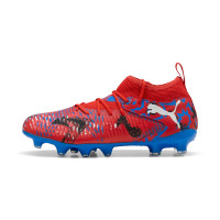 PUMA Future 8 Match Playmakers Gras / Kunstgras Voetbalschoenen (MG) Kids Rood Blauw Zwart