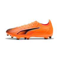PUMA Ultra 6 Match Gras / Kunstgras Voetbalschoenen (MG) Oranje Zwart Zilver