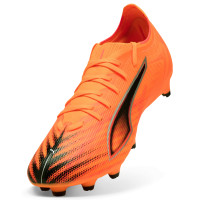 PUMA Ultra 6 Match Gras / Kunstgras Voetbalschoenen (MG) Oranje Zwart Zilver
