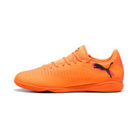 PUMA Future 8 Play Zaalvoetbalschoenen (IN) Oranje Roze Zwart