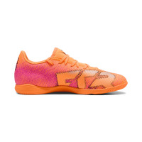 PUMA Future 8 Play Zaalvoetbalschoenen (IN) Oranje Roze Zwart