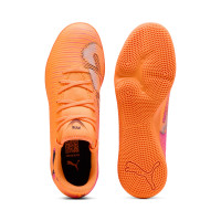 PUMA Future 8 Play Zaalvoetbalschoenen (IN) Oranje Roze Zwart