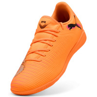 PUMA Future 8 Play Zaalvoetbalschoenen (IN) Oranje Roze Zwart