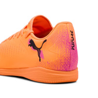 PUMA Future 8 Play Zaalvoetbalschoenen (IN) Oranje Roze Zwart