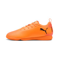 PUMA Future 8 Play Zaalvoetbalschoenen (IN) Kids Oranje Roze Zwart