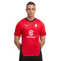 PUMA AC Milan Trainingsshirt 2025-2026 Rood Zwart Wit
