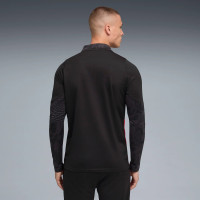 PUMA AC Milan Haut d'Entraînement 1/4 Zip 2025-2026 Noir Rouge