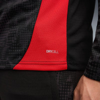 PUMA AC Milan Trainingspak 1/4-Zip 2025-2026 Zwart Rood