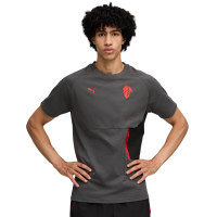 PUMA AC Milan Pumatech T-Shirt Pocket 2025-2026 Gris Rouge Noir