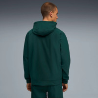 PUMA AC Milan Pumatech Survêtement à Capuche Woven Full-Zip 2025-2026 Vert Foncé