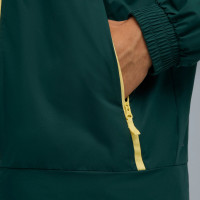 PUMA AC Milan Pumatech Survêtement à Capuche Woven Full-Zip 2025-2026 Vert Foncé