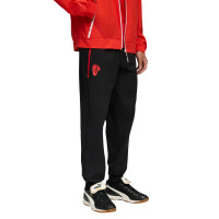 PUMA AC Milan Pumatech Pantalon d'Entraînement Woven 2025-2026 Noir Rouge