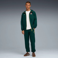 PUMA AC Milan Pumatech Survêtement à Capuche Woven Full-Zip 2025-2026 Vert Foncé
