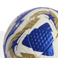 adidas FIFA Club World Cup Pro Ballon de Foot Taille 5 Blanc Bleu Doré