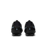 Nike Tiempo Legend 10 Academy IJzeren-Nop Voetbalschoenen (SG) Anti-Clog Zwart Lichtblauw