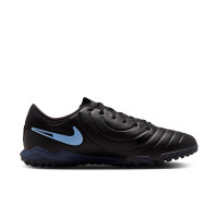 Nike Tiempo Legend 10 Academy Turf Chaussures de Foot (TF) Noir Bleu Clair
