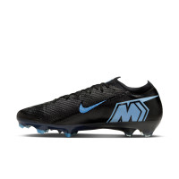 Nike Zoom Mercurial Vapor 16 Elite Gras Voetbalschoenen (FG) Zwart Lichtblauw