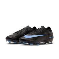 Nike Zoom Mercurial Vapor 16 Elite Gras Voetbalschoenen (FG) Zwart Lichtblauw