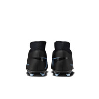 Nike Mercurial Superfly 10 Club Gras / Kunstgras Voetbalschoenen (MG) Zwart Lichtblauw