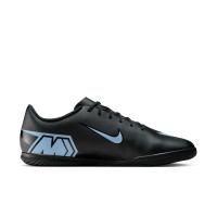 Nike Mercurial Vapor 16 Club Chaussures de Foot en Salle (IN) Noir Bleu Clair