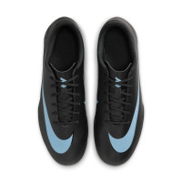 Nike Mercurial Vapor 16 Club Chaussures de Foot en Salle (IN) Noir Bleu Clair
