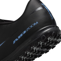 Nike Zoom Mercurial Vapor 16 Academy Turf Voetbalschoenen (TF) Zwart Lichtblauw