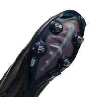 Nike Zoom Mercurial Vapor 16 Elite IJzeren-Nop Voetbalschoenen (SG) Zwart Lichtblauw