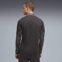 PUMA Red Bull Salzburg Survêtement 1/4-Zip 2025-2026 Gris Foncé Noir Rouge