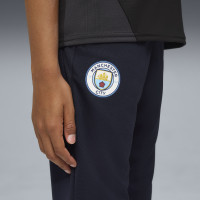 PUMA Manchester City Survêtement 1/4 Zip 2025-2026 Enfants Vert Clair Bleu Foncé