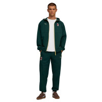 PUMA AC Milan Pumatech Survêtement à Capuche Woven Full-Zip 2025-2026 Vert Foncé