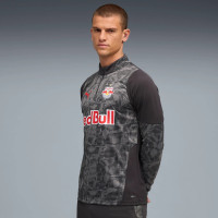 PUMA Red Bull Salzburg Survêtement 1/4-Zip 2025-2026 Gris Foncé Noir Rouge