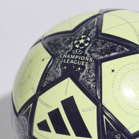 adidas UEFA Champions League Real Madrid Mini Voetbal Maat 1 2025-2026 Lichtgroen Zilver Zwart