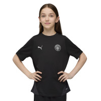 PUMA Manchester City Maillot d'Entraînement 2025-2026 Enfants Noir Blanc