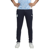 PUMA Manchester City Pantalon d'Entraînement 2025-2026 Bleu Foncé Blanc