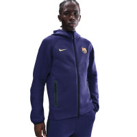 Nike FC Barcelona Tech Fleece Vest 2025-2026 Donkerpaars Goud