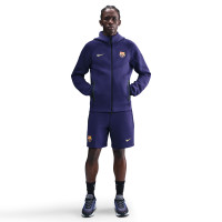 Nike FC Barcelona Tech Fleece Vest 2025-2026 Donkerpaars Goud