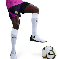 Nike FC Barcelone Strike Short d'Entraînement 2025-2026 Bleu Foncé Pourpre Violet Doré