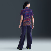 Nike FC Barcelona Pre-Match Trainingsshirt 2025-2026 Dames Donkerblauw Rood Goud