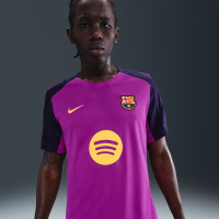 Nike FC Barcelona Strike Trainingsshirt 2025-2026 Felpaars Donkerblauw Goud