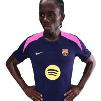 Nike FC Barcelona Strike Trainingsshirt 2025-2026 Donkerblauw Felpaars Goud