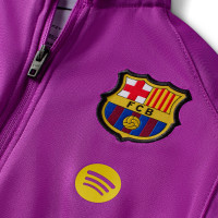 Nike FC Barcelona Strike Trainingspak Full-Zip 2025-2026 Baby Felpaars Donkerblauw Goud