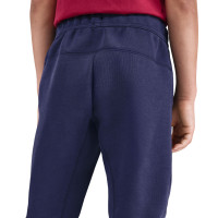 Nike FC Barcelone Tech Fleece Pantalon de Jogging 2025-2026 Enfants Mauve Foncé Doré