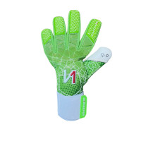 Onekeeper C-Tec Keepershandschoenen Fluorgroen Wit Rood