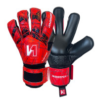 Onekeeper Vector Evolution Keepershandschoenen Kids Rood Zwart Wit