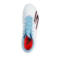 Skechers SKX_2 Club Gazon Naturel Artificiel Chaussures de Foot (MG) Blanc Bleu Orange